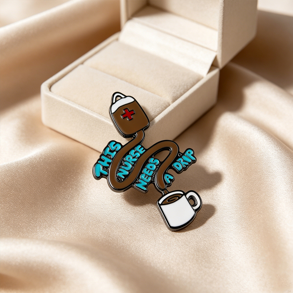 Medical Nurse Life Enamel Pin  - Medical Lab Gifts ulasan dan harga