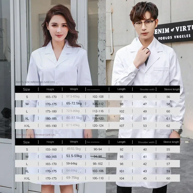 Unisex Doctor Lab Coat Set Lon - Lab Coat Medical ulasan dan harga