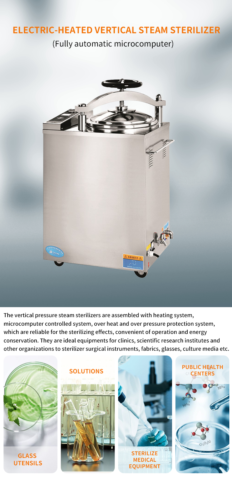 Autoclave LS-50HD 50L Fully Au - Laboratory Centrifuge ulasan dan harga
