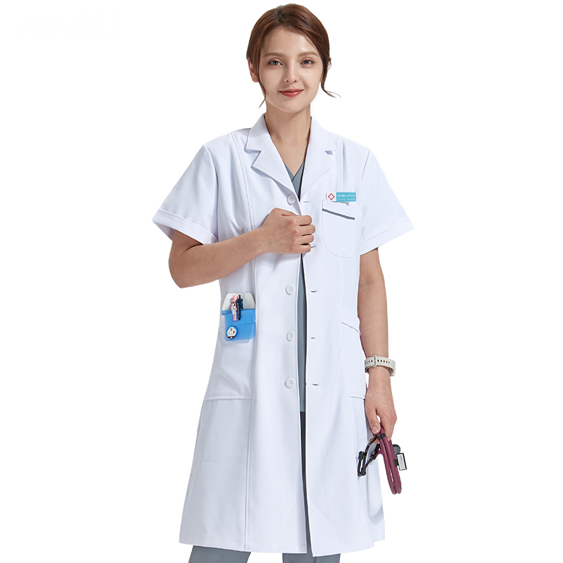 Women's Doctor Lab Coats 93% P - Lab Coat Medical ulasan dan harga