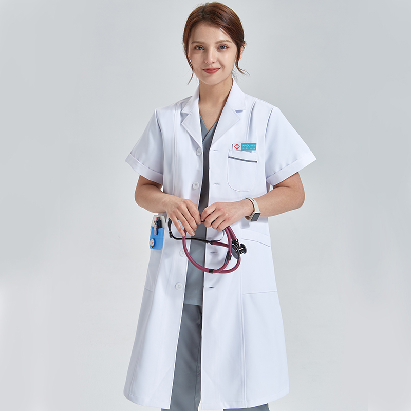 Women's Doctor Lab Coats 93% P - Lab Coat Medical ulasan dan harga