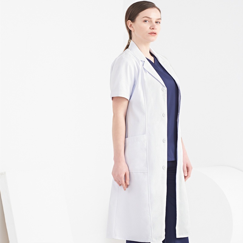 Nightingale White Gown Short S - Lab Coat Medical ulasan dan harga