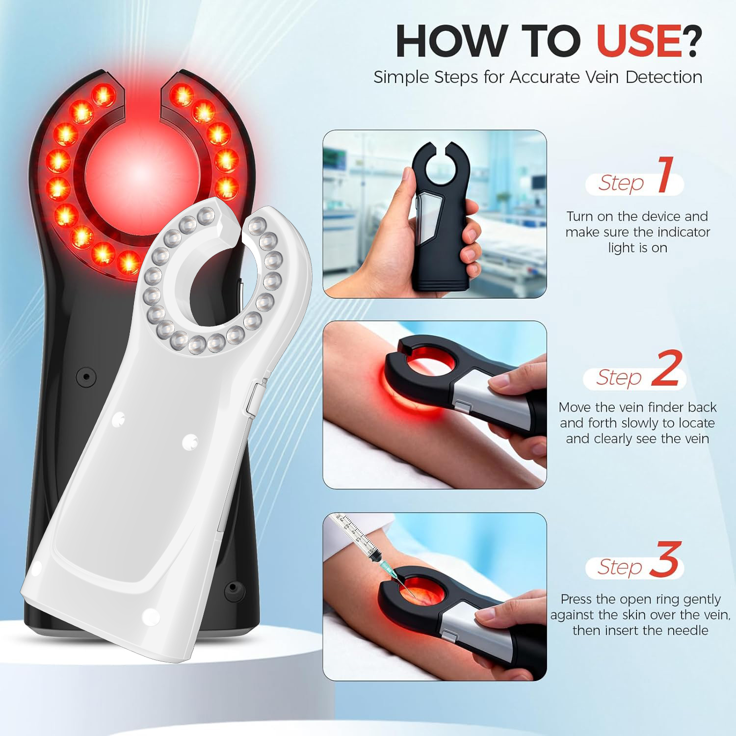 Wireless USB Rechargeable Vein - Medical Laboratory Science ulasan dan harga
