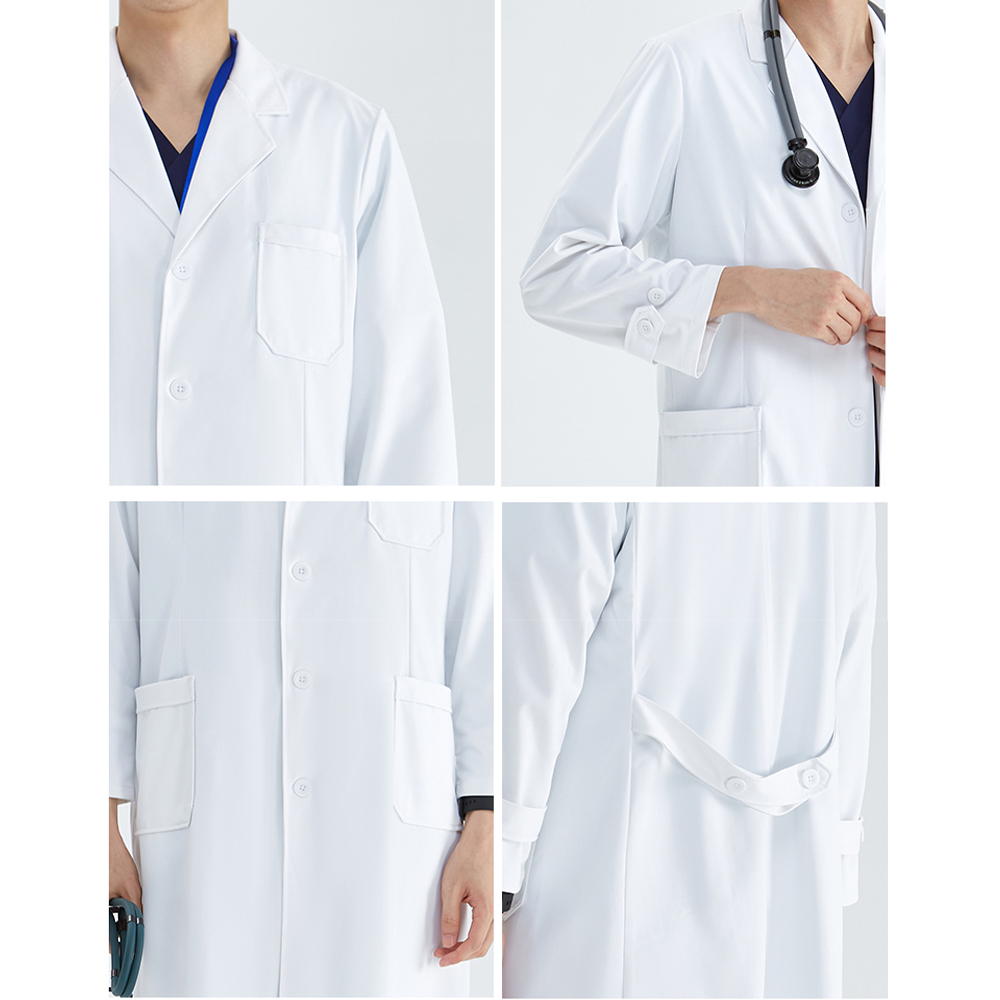 White Lab Coat for Doctor TOOT - Lab Coat Medical ulasan dan harga