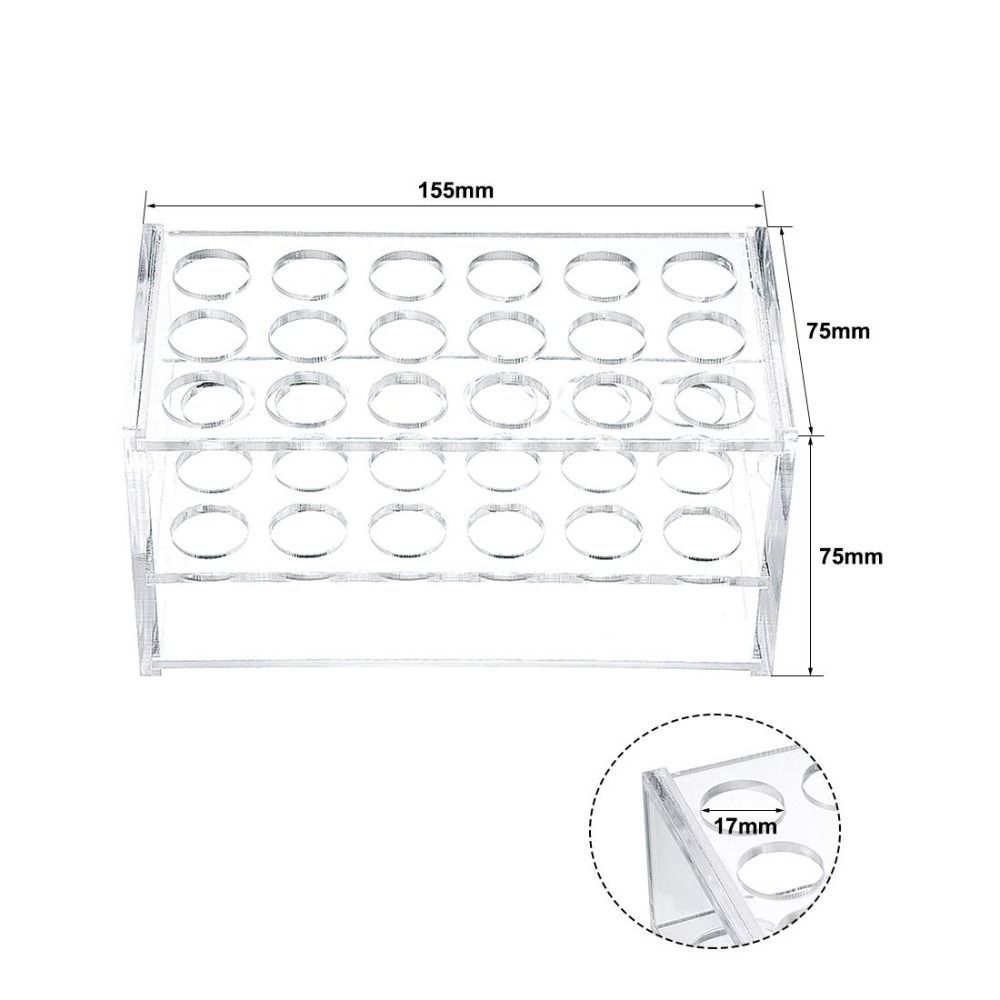 New Acrylic Test Tube Rack Hol - Laboratory Centrifuge ulasan dan harga