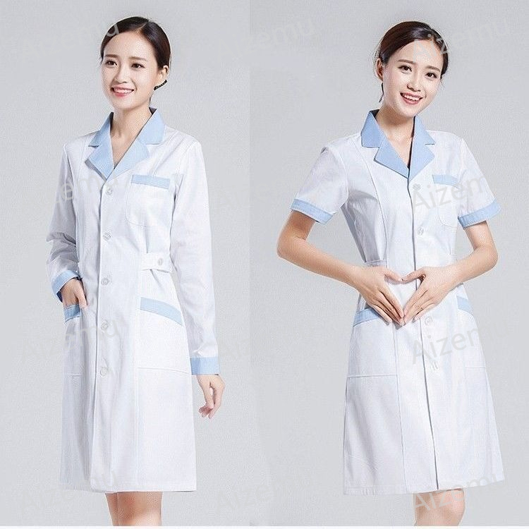 Unisex Short Sleeve Beauty Sal - Lab Coat Medical ulasan dan harga