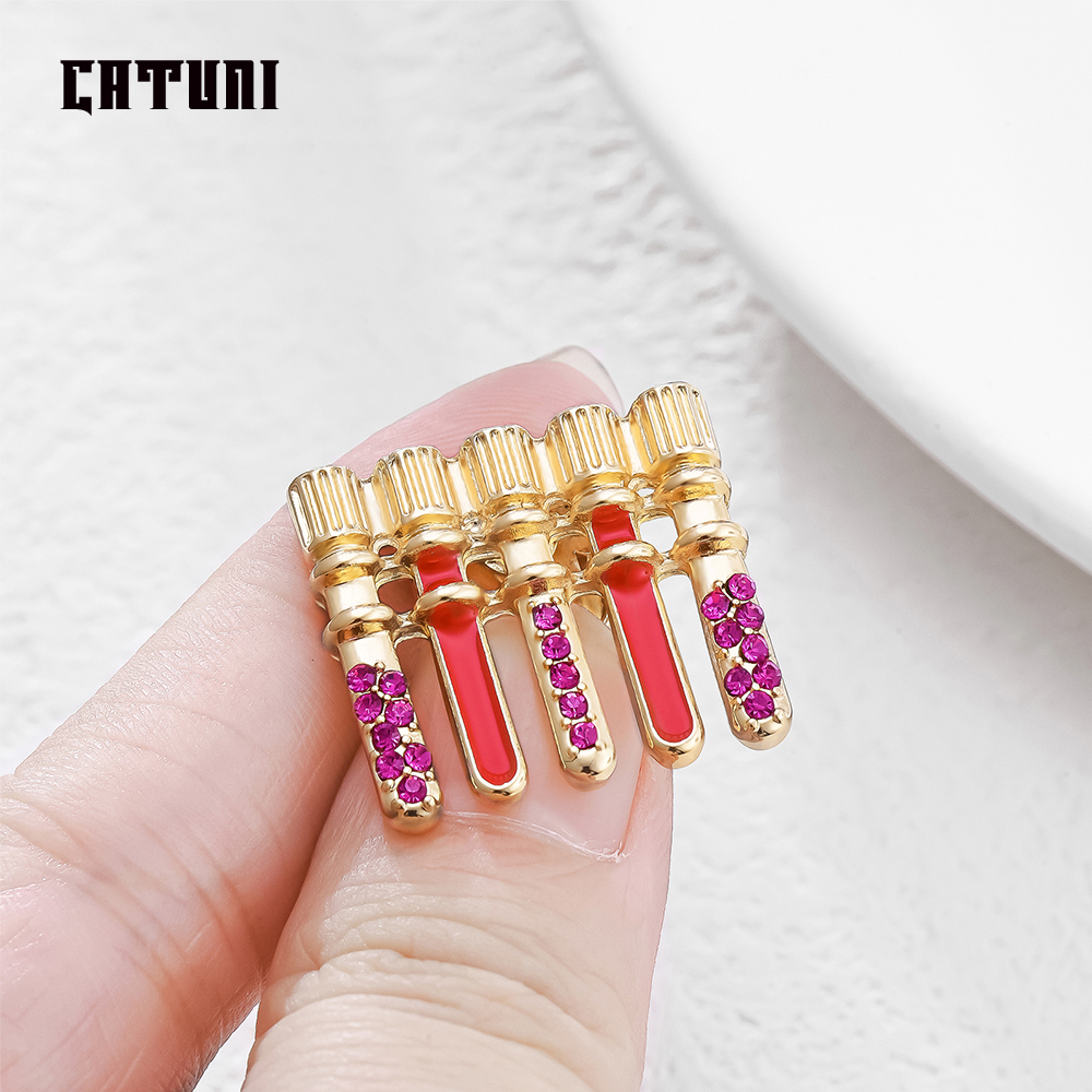 Catuni Medical Test Tube Brooc - Medical Lab Gifts ulasan dan harga