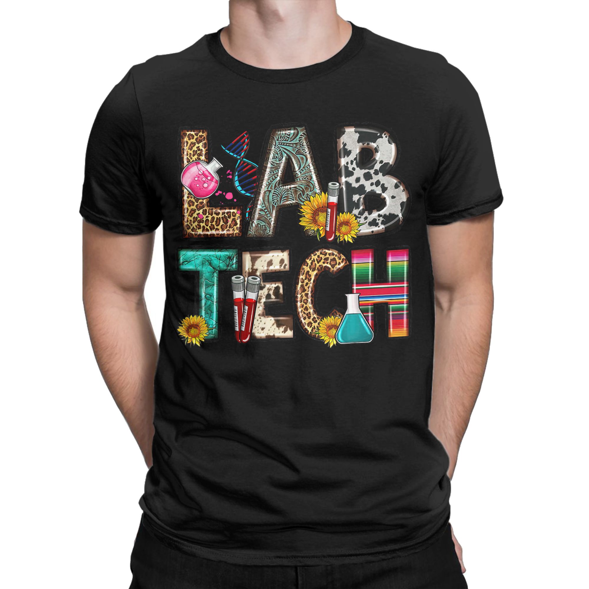 Retro Tech Leopard Floral Medi - Medical Lab Tech ulasan dan harga