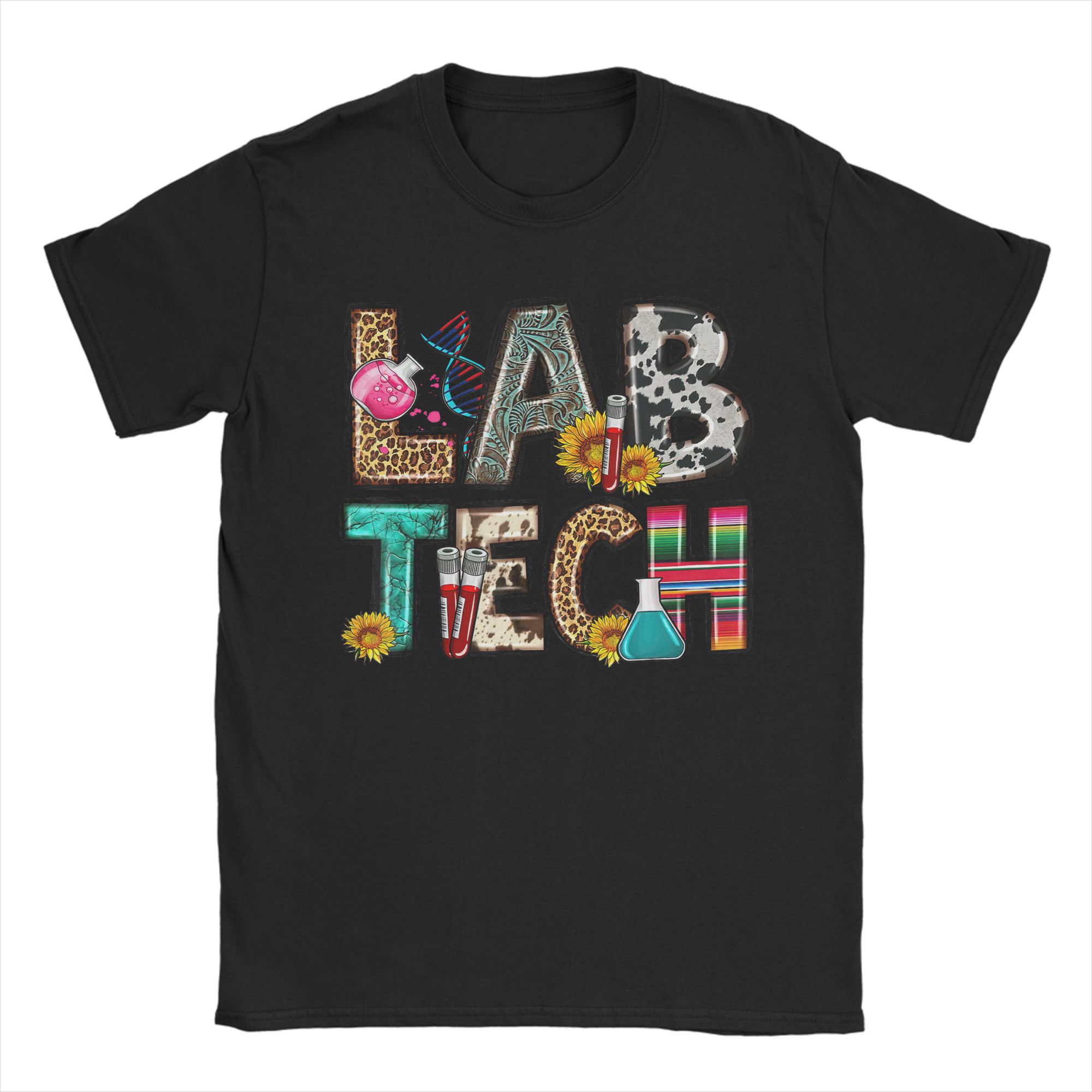 Retro Tech Leopard Floral Medi - Medical Lab Tech ulasan dan harga