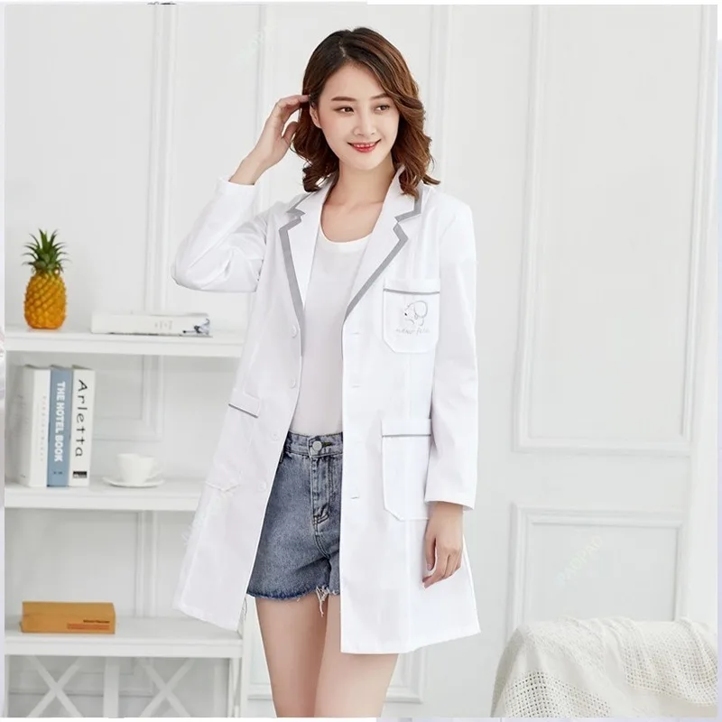 Custom Logo Beauty Uniform Bea - Lab Coat Medical ulasan dan harga
