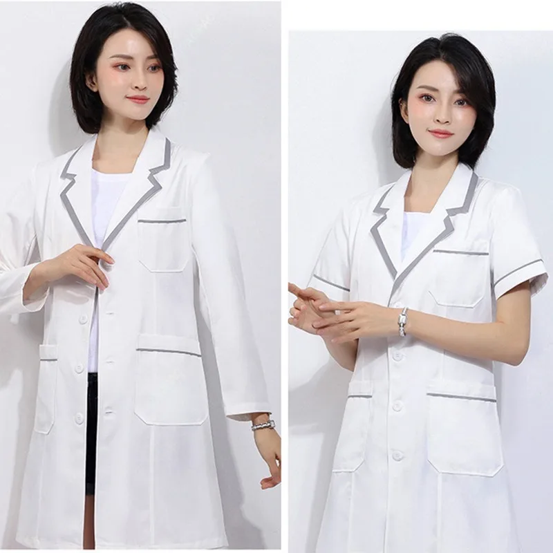 Custom Logo Beauty Uniform Bea - Lab Coat Medical ulasan dan harga