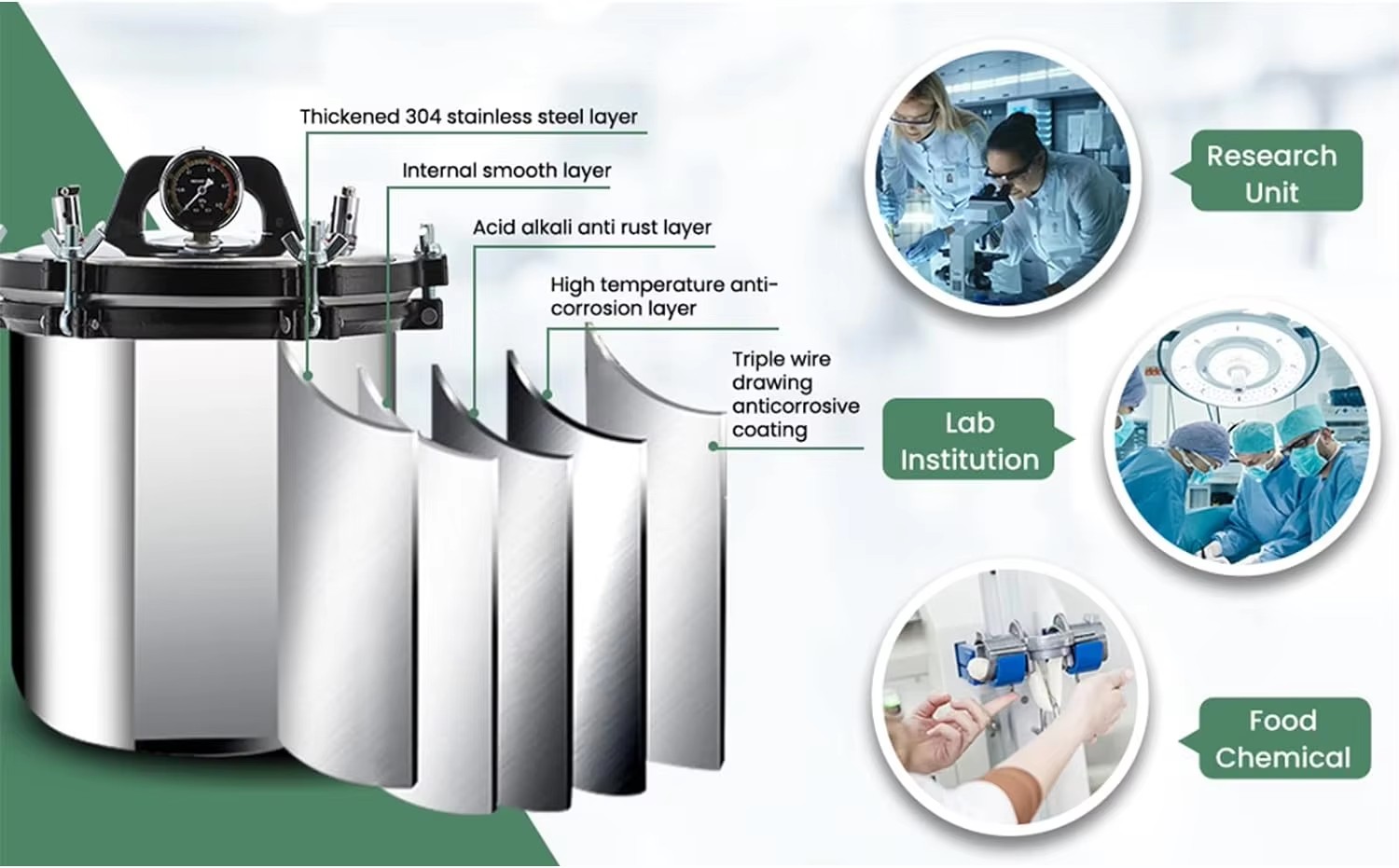WEIAI 24L High Pressure Steam  - Laboratory Centrifuge ulasan dan harga