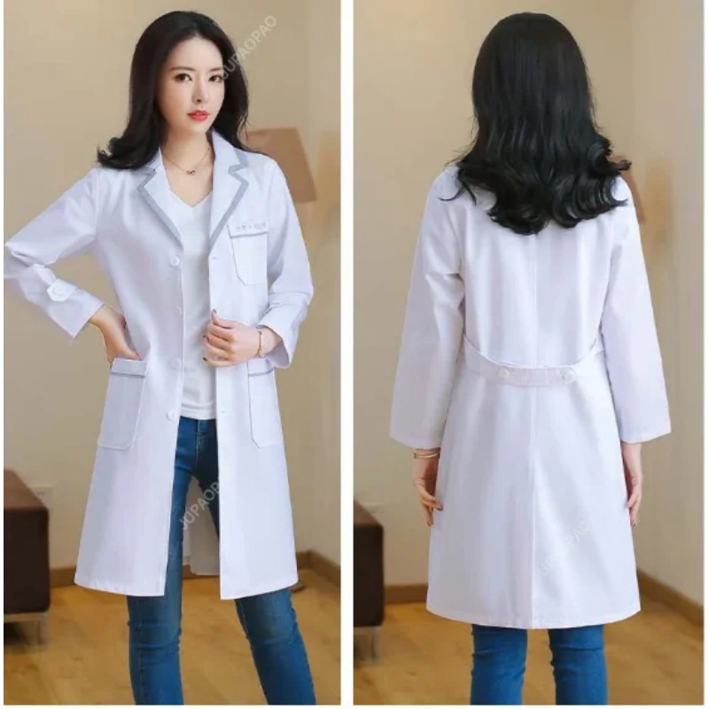 New Models High Quality Women' - Lab Coat Medical ulasan dan harga