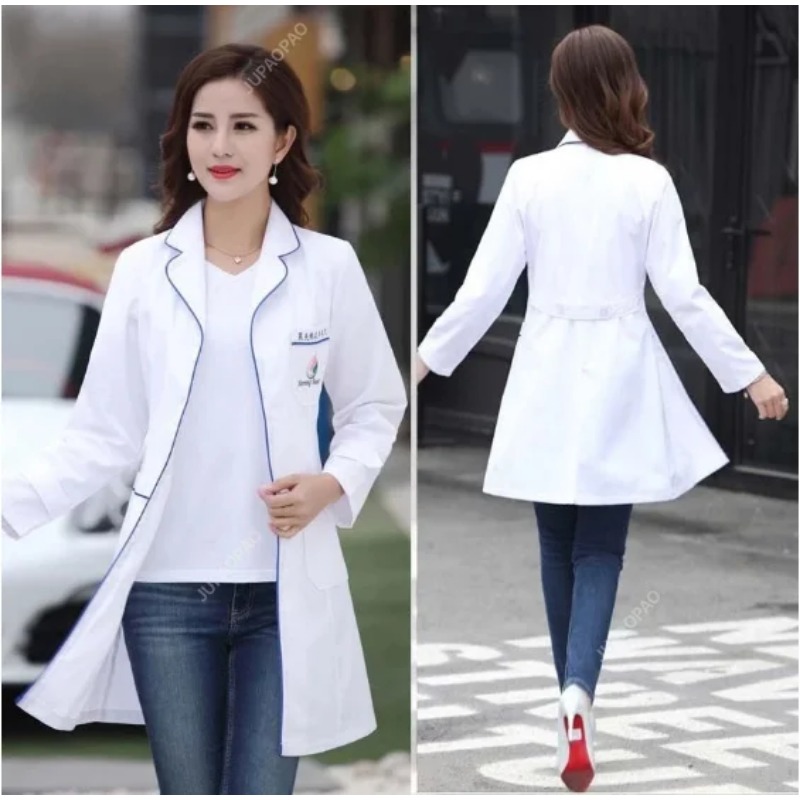 New Models High Quality Women' - Lab Coat Medical ulasan dan harga