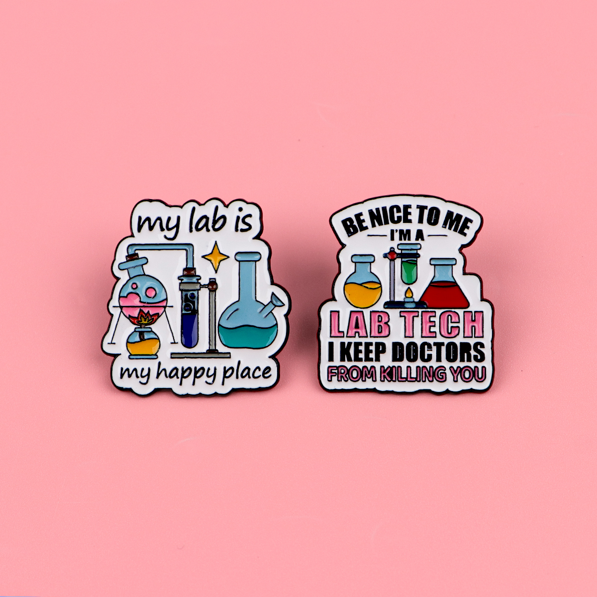 Funny Lab Tech Enamel Pins Set - Medical Lab Gifts ulasan dan harga