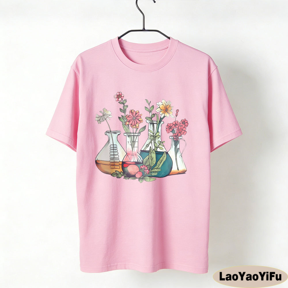 Floral Beakers Chemistry Lab S - Medical Lab Gifts ulasan dan harga