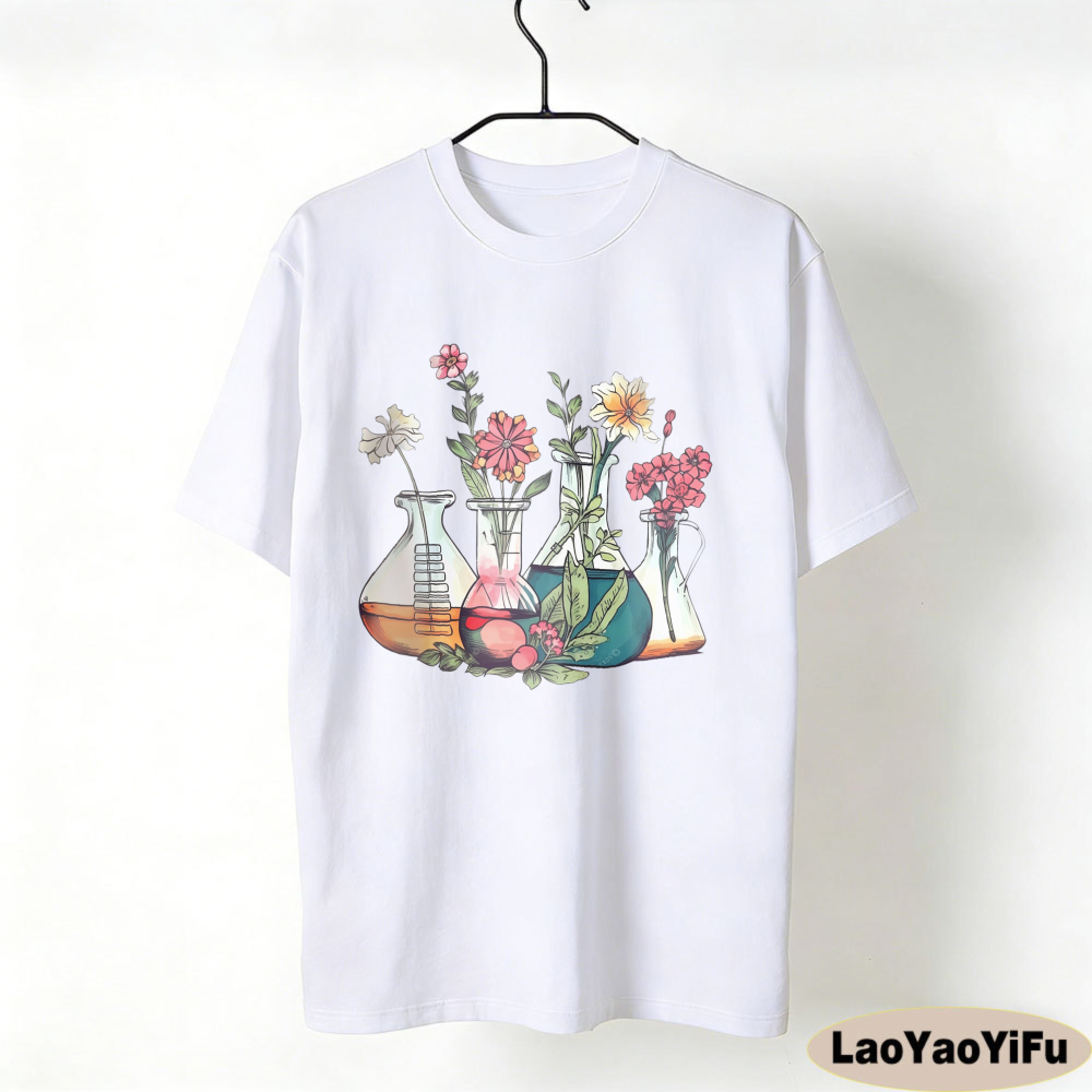 Floral Beakers Chemistry Lab S - Medical Lab Gifts ulasan dan harga